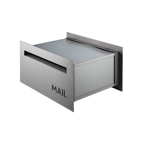 stainless steel letter box inserts|large stainless steel letterbox.